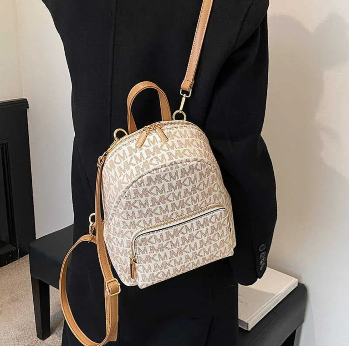 Michael Kors Vanilla Mini Backpack