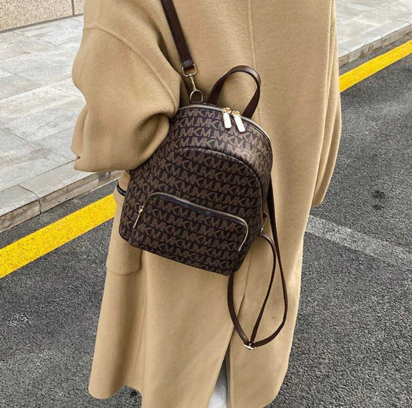 Michael Kors Vanilla Mini Backpack