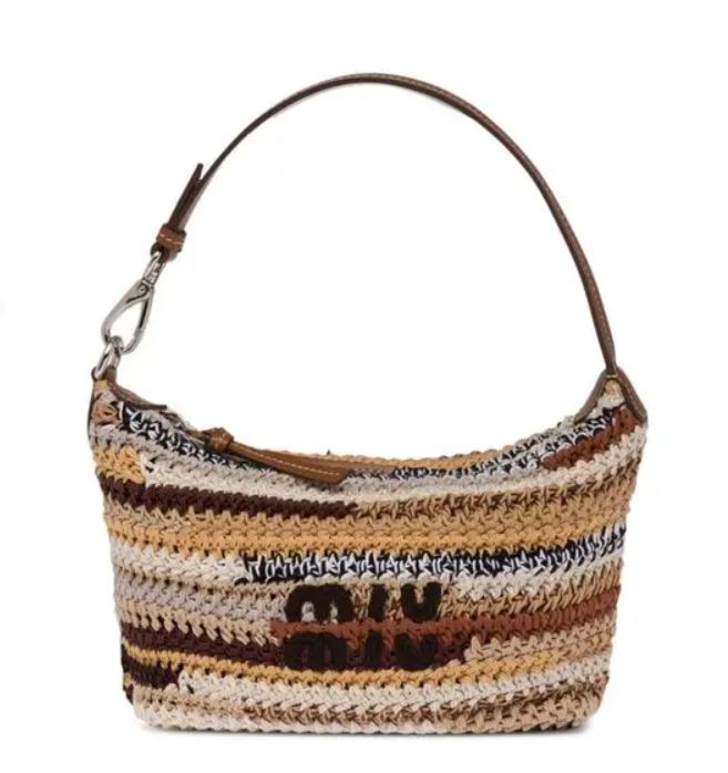 Miu Miu Multicolored Croched Pouch