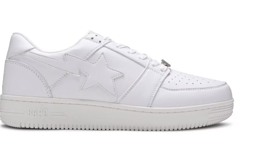 A Bathing Ape Bape Sta M2 Low Top Sneakers + Extra Laces + Socks Women