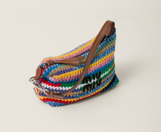 Miu Miu Multicolored Croched Pouch
