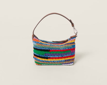Miu Miu Multicolored Croched Pouch