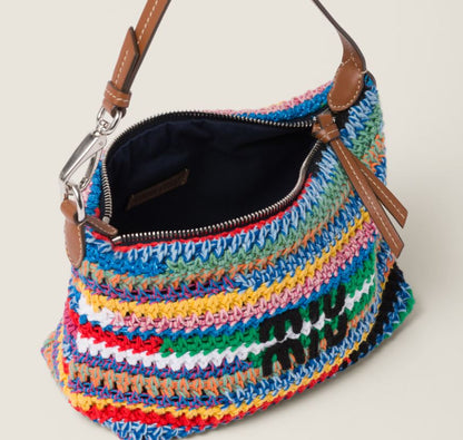 Miu Miu Multicolored Croched Pouch