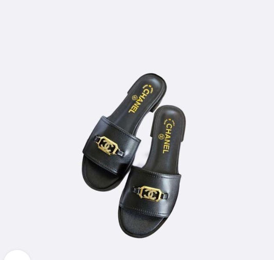 Chanel Interlocking CC Logo Slider
