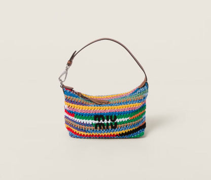 Miu Miu Multicolored Croched Pouch