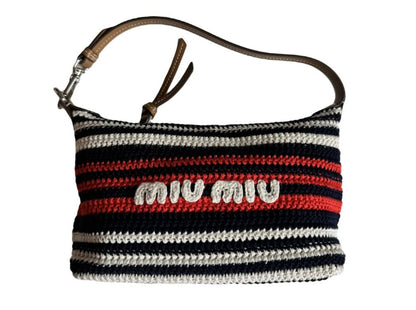 Miu Miu Multicolored Croched Pouch